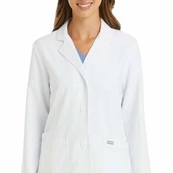 Maevn Uniforms Women's Notch Collar Consultation Lab Coat