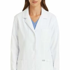 Maevn Uniforms Women's 29" Notch Collar Consultation Lab Coat