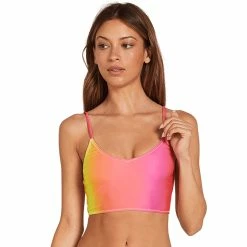 Volcom Women's I Dip U Dip Crop Bikini Top