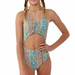 O'Neill ONeill Girls Julie Cinched One Piece Swimsuit
