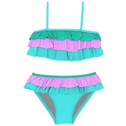 Beach Lingo Toddler Girl's Sunsets Ruffle Bra Set