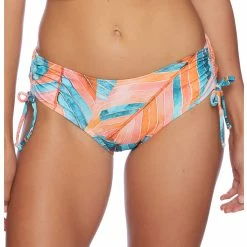 Next By Athena Womens Sunset Palms Midrise Bikini Bottoms