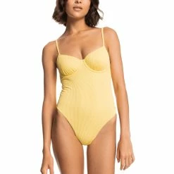 Roxy Womens Rib Roxy Love The Muse One Piece Swimsuit
