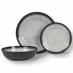 Kampa 12 Piece Camping Dinner Set - English Barn