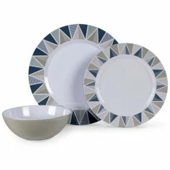 Kampa 12 Piece Camping Dinner Set - Apex