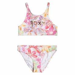 ROXY Girls Tropical Time Crop Bikini Set